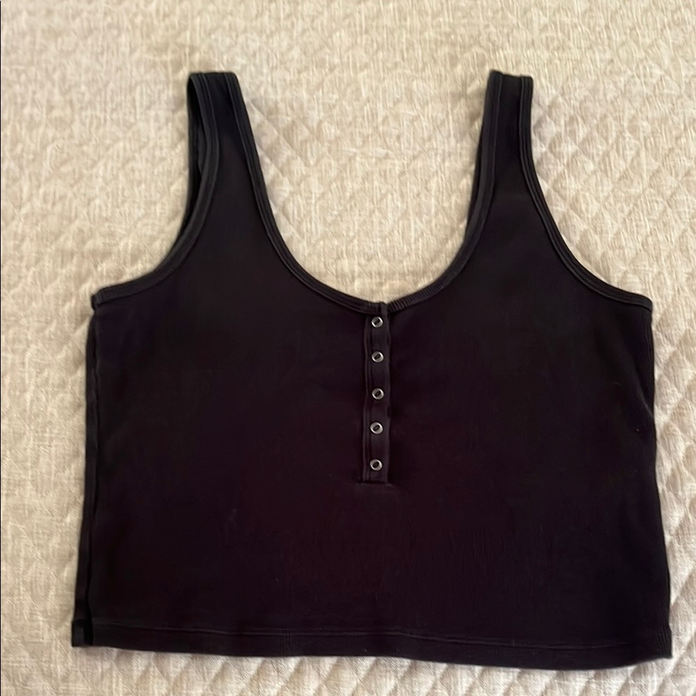 Abercrombie & Fitch Black Tank Top